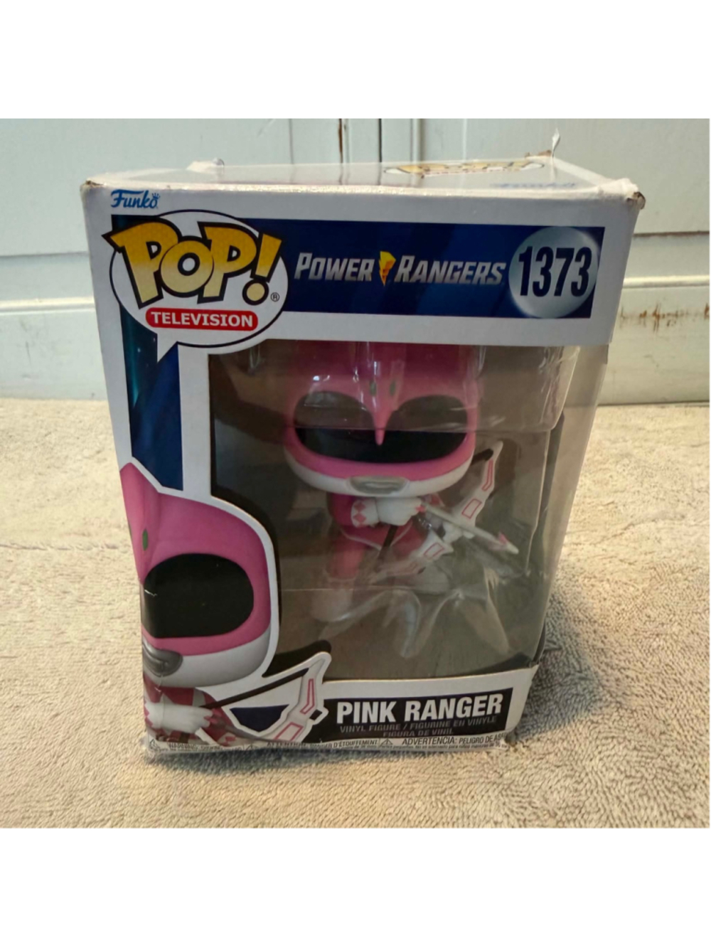 Girls Funko Power Rangers Pink Ranger Action Figure Pink White